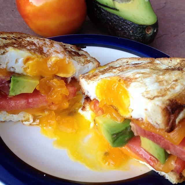 blogilates:  Words cannot describe how good this looks right now. Eggs in a basket