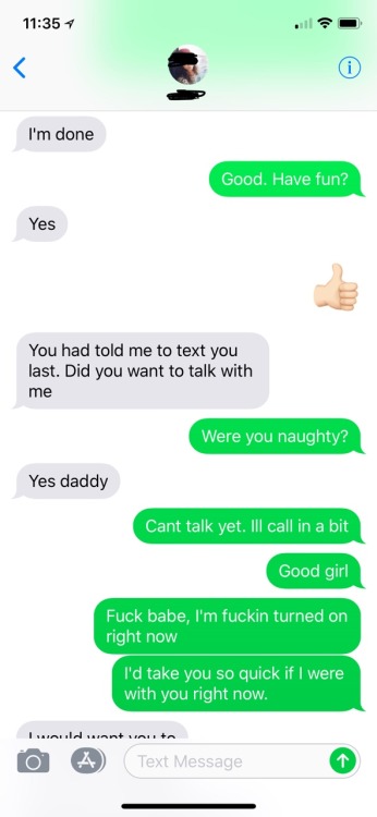 djbob262:My naughty girl text me after she fucked a guy she’s been talking to for a while. Still fre