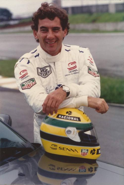 Ayrton Senna, Brazilian racing driver who won the Formula One World Drivers’ Championship in 1
