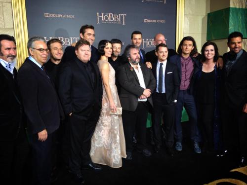 #OneLastTime with our brilliant cast and crew at the Los Angeles premiere of #TheHobbit: The Battle 