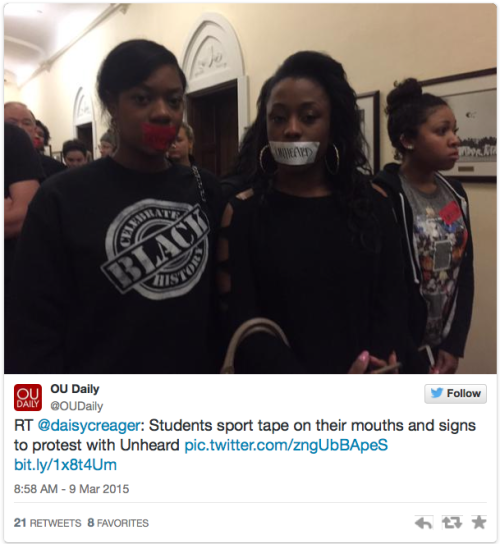 chocolatecakesandthickmilkshakes:  micdotcom:  The response to SAE’s disgusting chant has been a powerful, yet heartbreaking thing to see. Students are taking extra effort to make sure their voices are heard.  Amerika makes itself look really fuckin