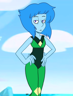 eyzmaster:  Steven Universe - Lapis Lazuli 13 by theEyZmaster  Another costume swap!     @slbtumblng &gt; .&lt;