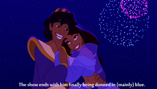 mydollyaviana:Observations I made from watching Aladdin. No editing of the colours was done.Is this 