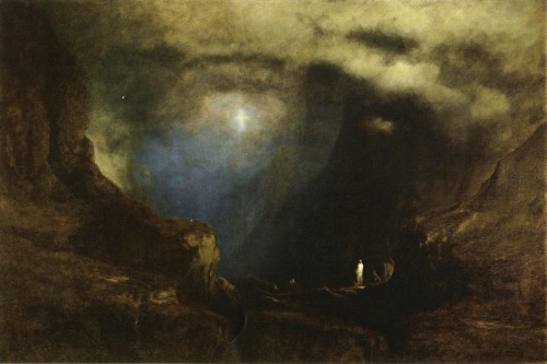 uromancy: George Innes, The Valley of the Shadow of Death. 1867.