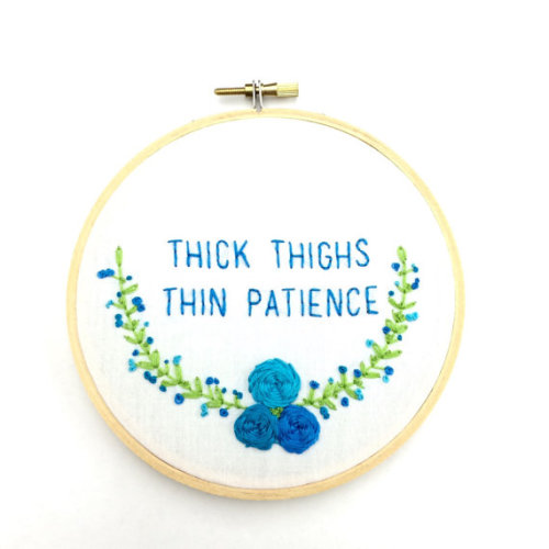 XXX etsyifyourenasty:  Thick Thighs, Thin Patience photo