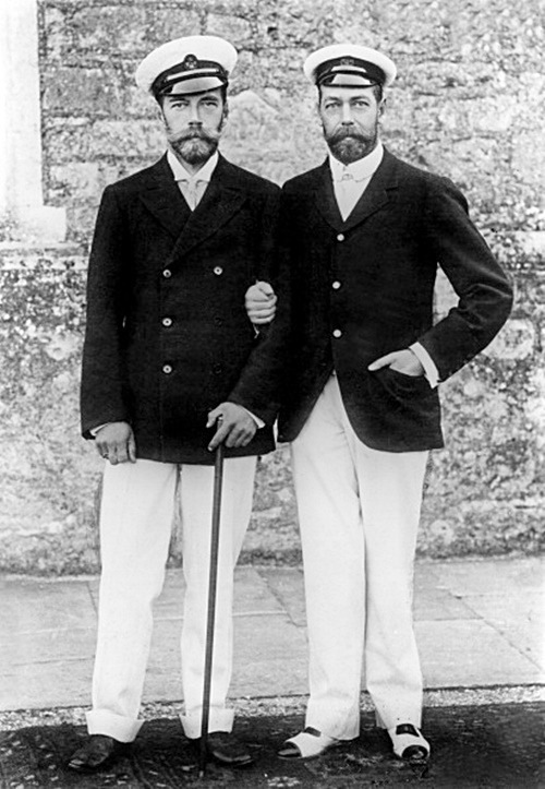 Porn the-last-tsar:  Nicholas II and King George photos