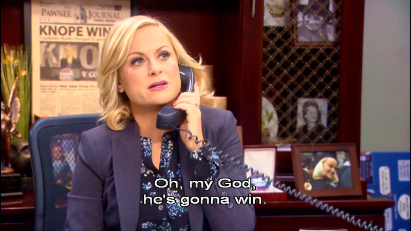 futurekelsomd:  My god Parks and Rec foreshadowed this fucking election 