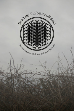 heavenlybands:  i love BMTH like a lot  