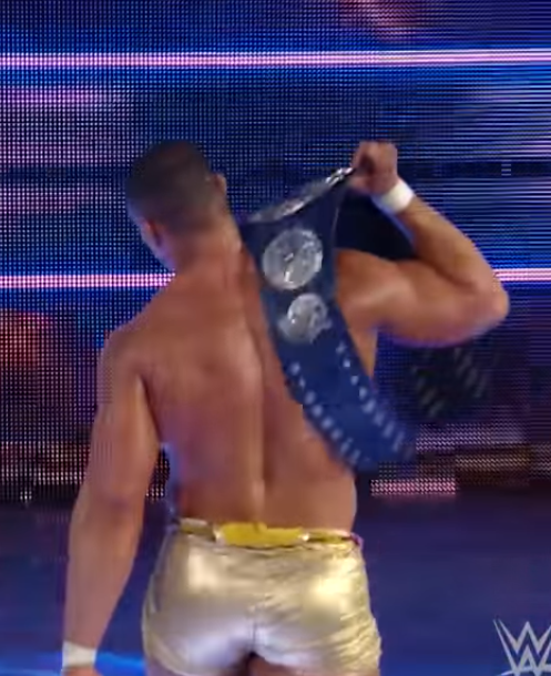5starguys:Jason Jordan in that gold singlet. DAT ASS.