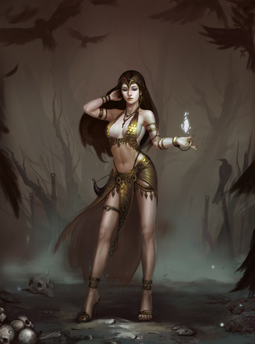 fantasy-scifi:  Gglgg123-girl by gongcheng