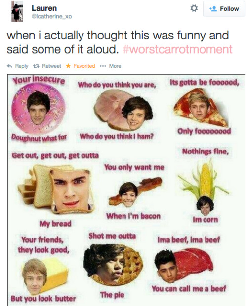 theboyfriendstagram:Favorite #worstcarrotmoment posts (You know you’ve been here long enough i