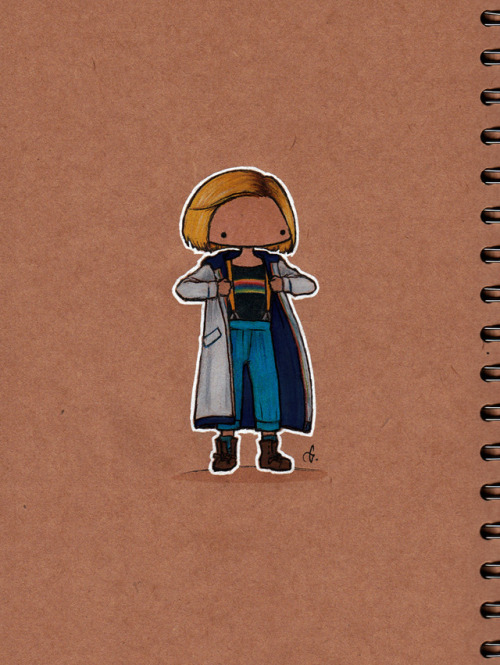 giusilsdoodles:Tiny Thirteen. *cue TARDIS noise* My tiny bean in the top right corner (among some ot