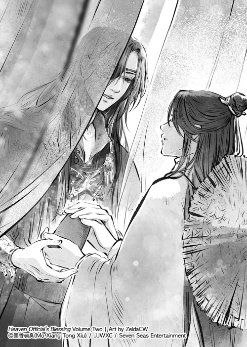 My work for English version of Heaven Official’s Blessing (TGCF) published by Seven Seas Entertaimen