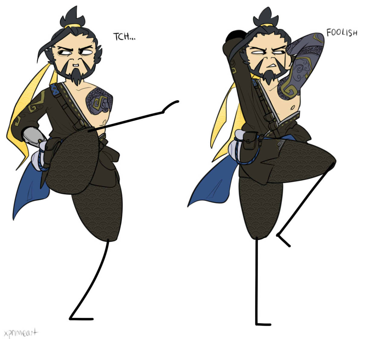 xprimeart:  when u learn Hanzo’s legs r real 