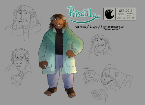 ACTUAL ART!! New character dropped&hellip; It’s Priscilla!! 