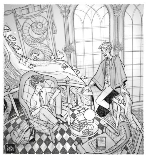 Read Cursed Child, Been Sketching A Bit Of Scorbus