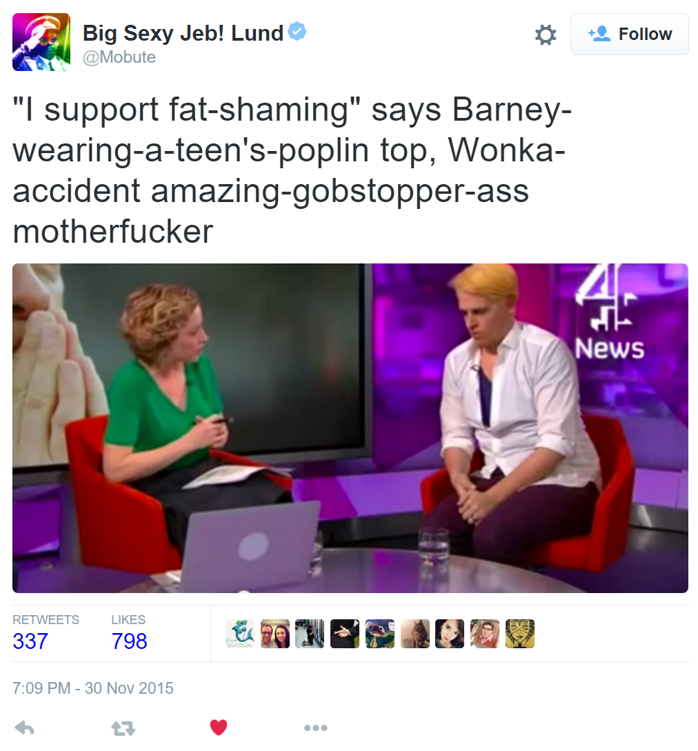 maxofs2d:  So there was this tweet about Milo Yiannopoulos doin’ the rounds: And