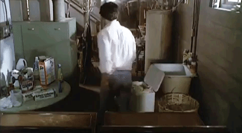 Mr. Mom (1983) Jack Butler (Michael Keaton) Created A Washing Machine Monster