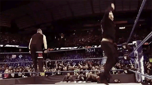 mith-gifs-wrestling:TFW two of the greatest wrestlers in the world are having so much fun that the p