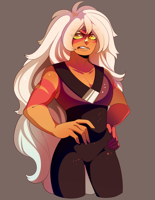 terraterrific:I’m sorry but bae could fuse with me anytime I mean hot damn.nuuu! I was suppose to hate Jasper and not find her sexy > ///< <3