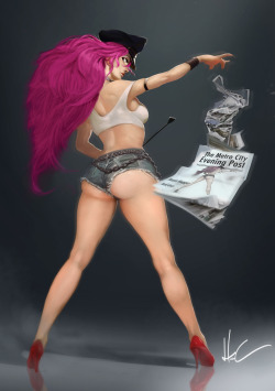 streetfightercollab:  Poison by Humberto Cunha http://humbertoart.com 