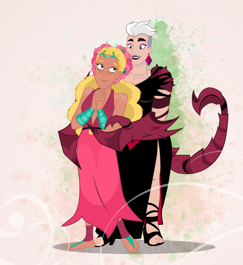 Perfuma and Scorpia!