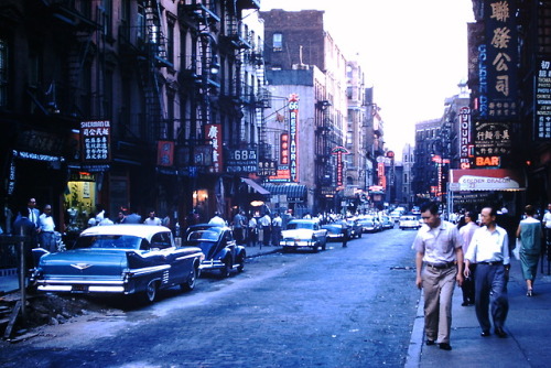 urbancentury:  Chinatown, New York 1963.