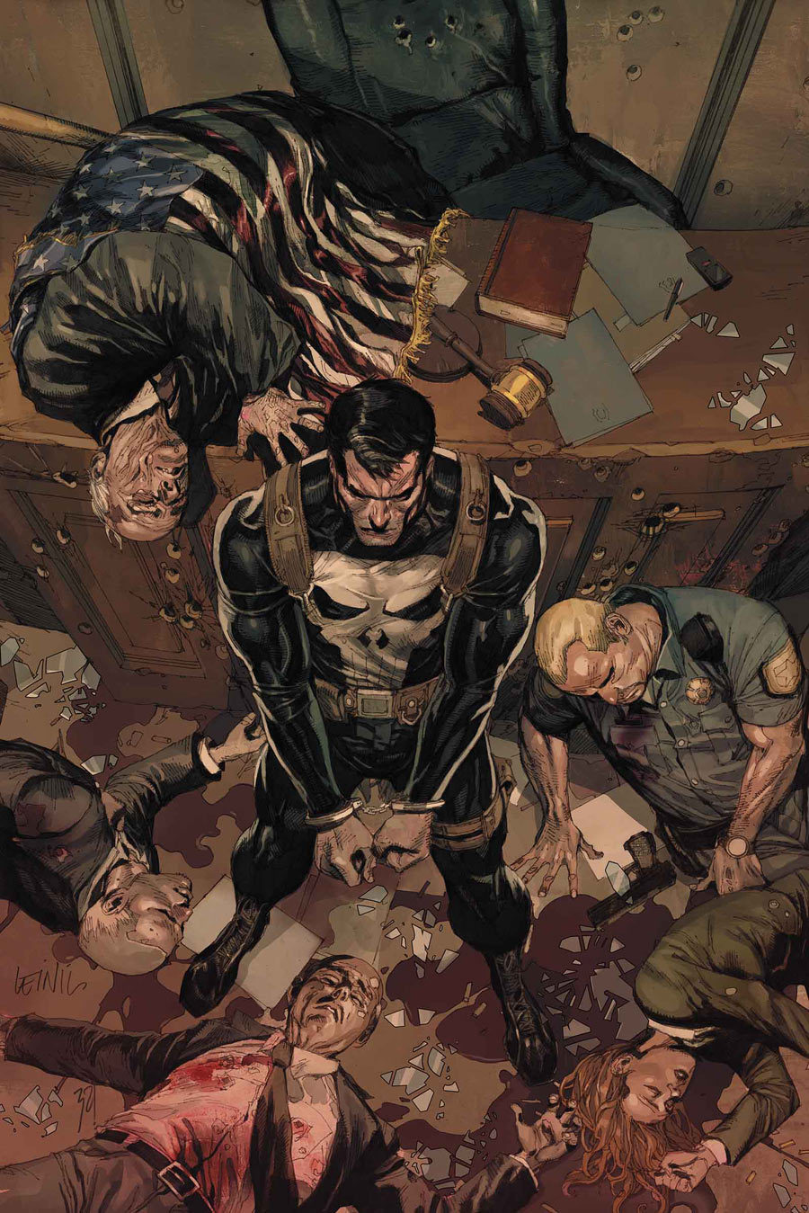 super-nerd:  Punisher by Leinil Francis Yu 