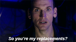 captainwhineythepooh:  scheherazadesstoryteller:  oimatchstickman: The [NewWho] Three