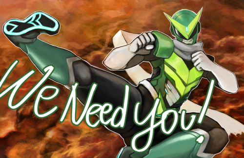 Hello, Citizens!Neo Sentaiman still needs your help battling the forces of evil! He’s doing his part