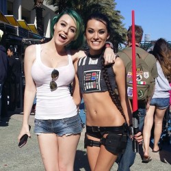 cosplay-galaxy:  [FOUND] Joanie Brosas and a friend