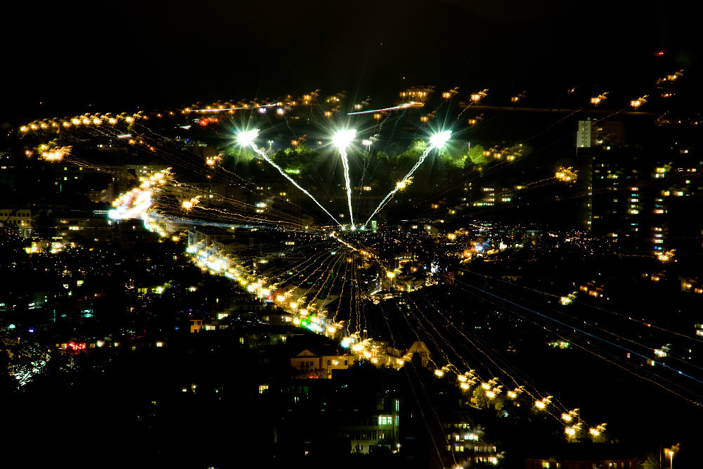 mapartstudio:  Nightlight Baden Artists: Patrick / Marcel from mapartstudio.ch 