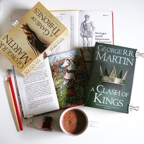 My challenge to read A Game of Thrones in August is complete! In fact, I’ve just started A Cla