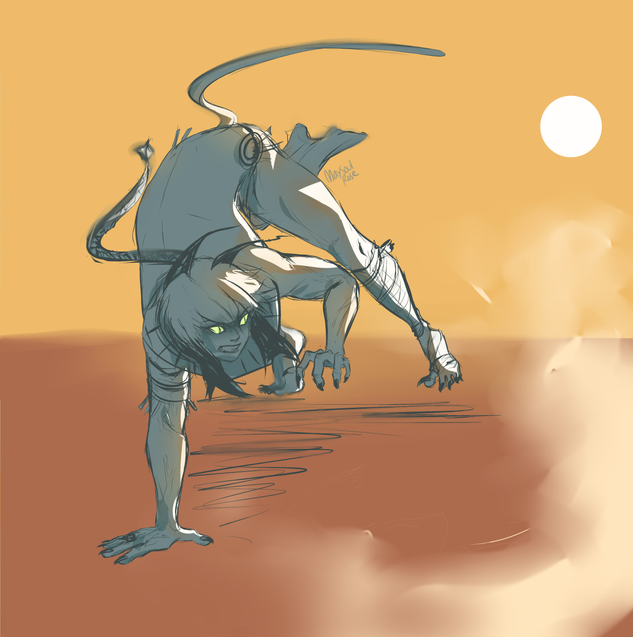 maysoulrose:  Some Egyptian Chat Noir I’ve been wanting to draw Egyptian stuff
