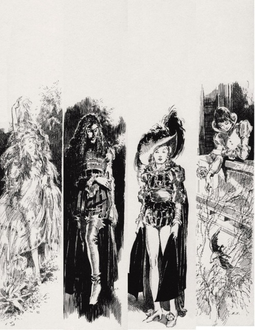 cair–paravel:Page decorations by Everett Shinn for The Happy Prince and Other Tales by Oscar Wilde, 