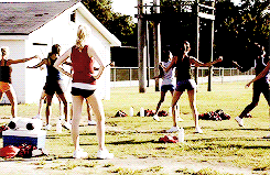 gilberthelena-blog:  AU: Dean really loves watching Elena’s cheerleading practice