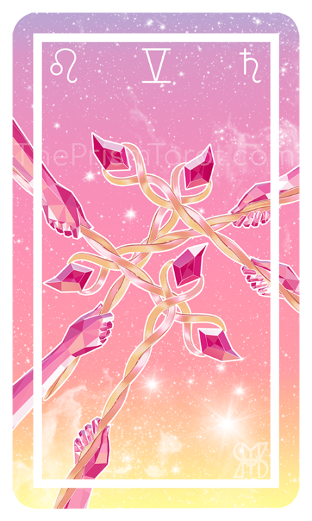 The Suit of Wands from The Prism Tarot.If you missed the Kickstarter you can still pre-order the dec