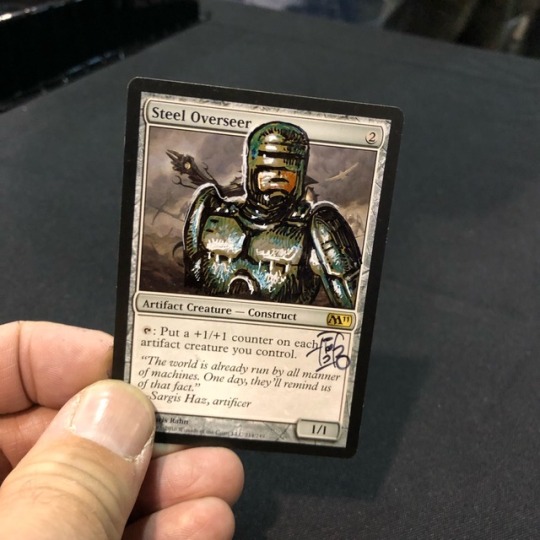 postrk:  Is #robocop a #disneyprincess now??? Please, oh please. #mtg #mtgalter #magicthegathering