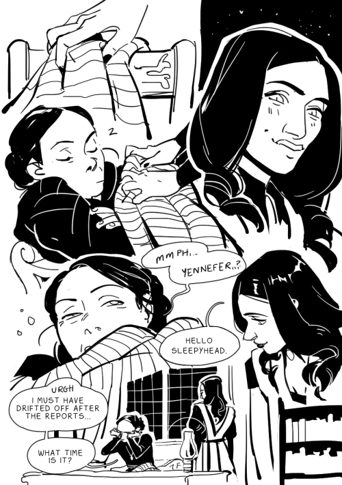 hattersarts: What comes next: a 12 page yennaia comic It’s set post-s1 and in an AU where yennefer r