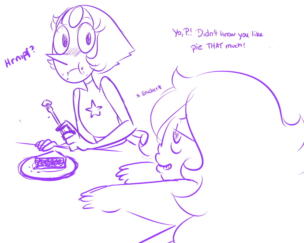 princesssilverglow:  The idea of Pearl losing her dignity over something she really