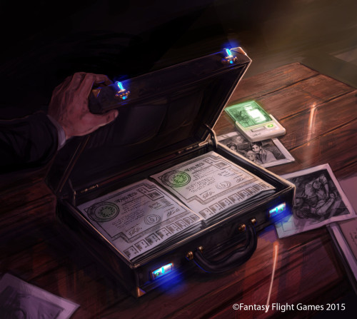 Netrunner has a need for lots of different types of art - cyberspace stuff, and characters of course