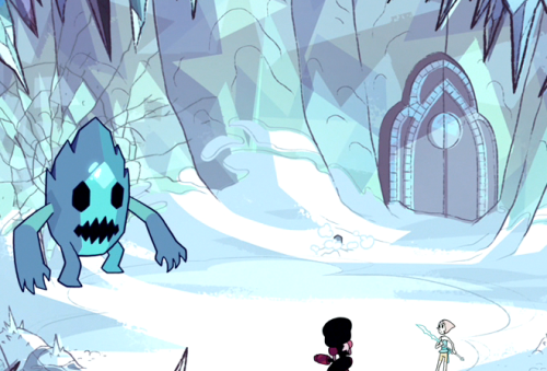 I want to know more about the place the Shooting Star was kept in “Monster Buddies”. ‘cause, like, there’s a door but they’re unable to take it because of the cave-in but I bet there would’ve been neat Gem lore stuff