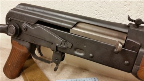 gunrunnerhell:  ConditionAn example of how condition and rarity can affect overall value. The rifle is a Polytech AKS-762 in the very and sought after “double-underfolder” configuration. It shows areas of wear and pitting, which normally on any other