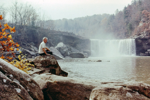 Happy 100th Birthday, to my grandpa Earl.Cumberland Falls, Kentucky, 1974.