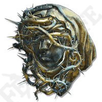 Shield Made To Venerate A Maiden Whose Eyes Were Crushed By Briars Of Sin Before Being Reborn In These