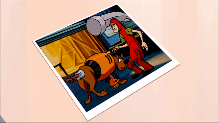 cheevesdinkley:         scooby-doo! wrestlemania mystery + the burger binge (gif