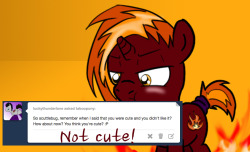 taboopony:  And what the heck you wearing?