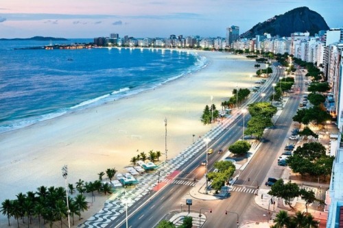 aerialandlandscapes:  Aerial View of Copacabana, Rio de Janeiro, Brazil Source: https://imgur.com/lmh10Ba