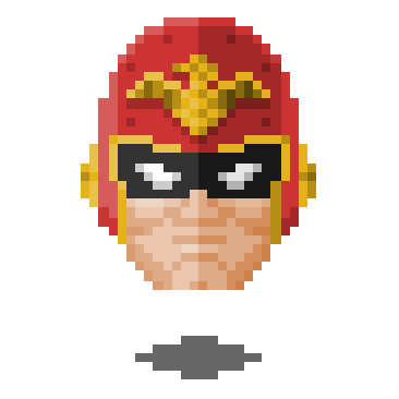 pixelblock:  Whilst I was experimenting with that Captain Falcon headshot, I couldn’t