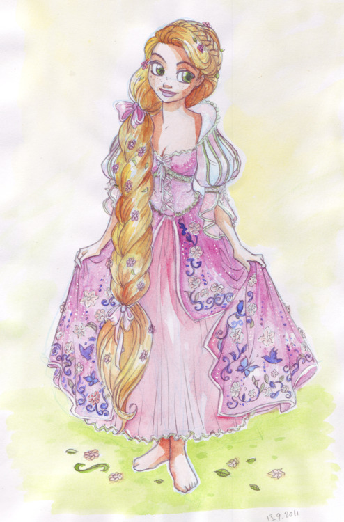 artoftangled:Luxury Rapunzel by ~TaijaVigilia